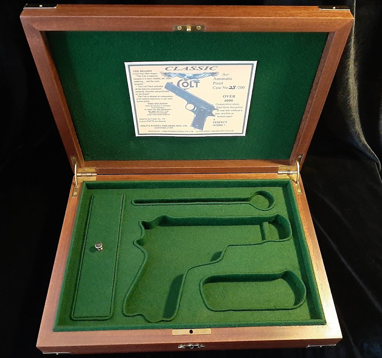 Colt 1911 Pistol Presentation Display Case. Ref.#DC3.